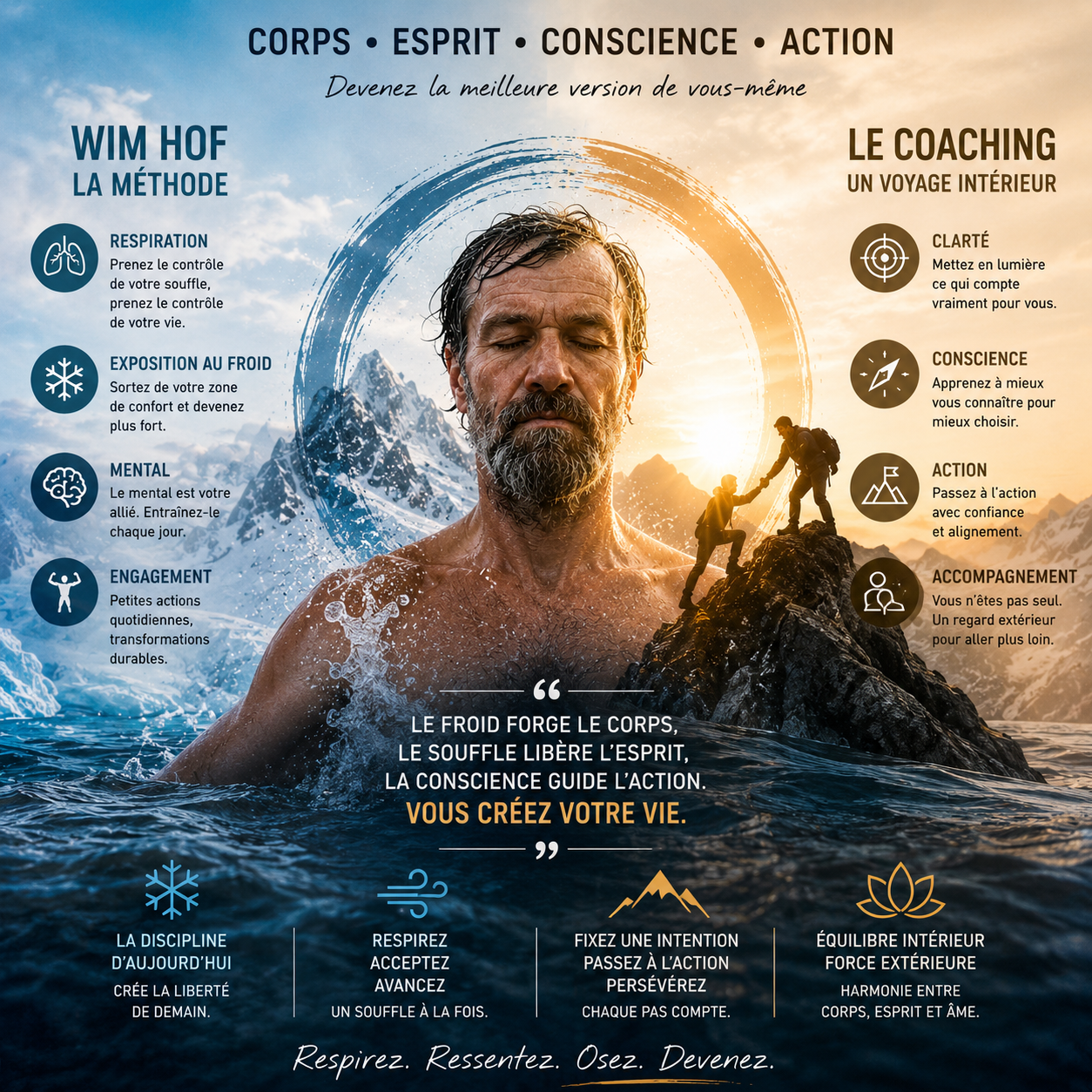 Masterclass avec Benoît Verdeyen - PCC - Instructeur Wim Hof